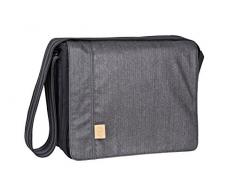 Lässig Sac à Langer Casual Messenger Bag Twill, Black