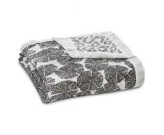 aden + anais - Couverture de Rêve, Couverture Bébé en 100% Viscose de Bambou, Douce et Confortable, Adaptée pour les Nouveaux-nés, Pour Fille et Garçon, Noir & Blanc, 120x120 cm