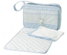 Filet - Sac Nursery avec serviette pour table à langer - Bleu