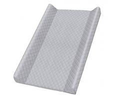 Rotho Babydesign Matelas à Langer à Langer à 2 Rebords, Royal, À partir de 0 mois, 70x50x9,8cm, Argent, 204440168CI
