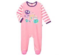 Pyjama velours bébé Dinette - Taille - 6 mois (68 cm)