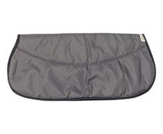 Joyfill - Protège-mains/moufles pour poussette - universel - 53 x 25 x 3 cm - gris