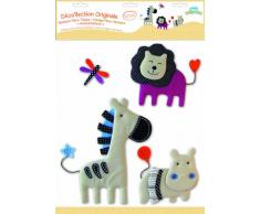 BabyToLove Stickers Muraux - Stickers Tissu - Animal Nature