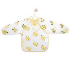 Jollein Bavoir imperméable avec manches Bananas, bavoir imperméable avec manches Bananas, bavoir imperméable avec manches Bananas, du