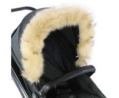 For-Your-Little-One Chaise en fourrure pour landau compatible Safety 1ST Beige