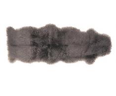 Kaiser Tapis en Peau dAgneau 1,5 Early Grey Ca.175 x 65 cm