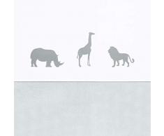 Jollein Drap, 120 x 150 cm, gris pierre, Safari