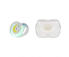 Mamajoo MMJ3817 Mamajoo Sucette en silicone Motif orthodontie Blanc 0+ M