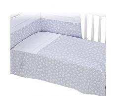 Bolin bolón Cora – Couette pour berceau 80 x 130 cm gris