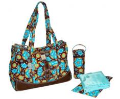 Kalencom Flower Power Sac à langer Bleu