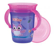 Nà»by - Gobelet Magique 360 avec Anses-Violet-240ml Rose
