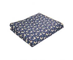 Ideenreich 2531 Tapis déveil pour bébé Motif lama Bleu 135 x 150 cm