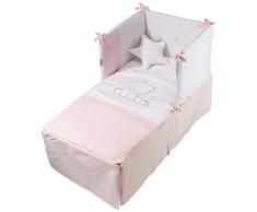 Bimbipirulos 20015214 Couette pour berceau + protection + coussin pour fille
