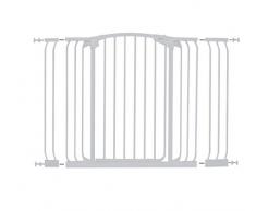 Dreambaby Barrière de Sécurité enfant blanche pour couloir + 2 Extensions Hautes