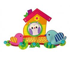 Hess Jouet en bois 30298 Porte-manteau Nichoir en bois Env. 35 x 25 cm