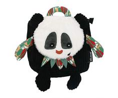 LES DEGLINGOS - Sac à Dos - Rototos Le Panda - Ultra Doux - Peluche - Ludique - Jouet éducatif - Convient dès la Naissance