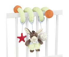 Sterntaler Jouet spirale, Emmi lÂne, Hochet Inclus et Bruits de Papier Froissé, Âge : Dès la Naissance, Rose/Rouge