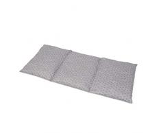 Grünspecht 1100-V1 Coussin chauffant en noyaux de cerises Gris 43 x 20 cm