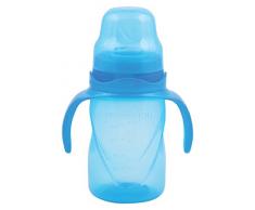 mamajoo Formation Tasse avec poignée et système de Valve Anti-Colique 270 ml, bleu)