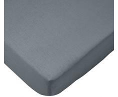 Briljant Baby Drap pour Lit coton Tissé 70 x 150 cm, gris clair