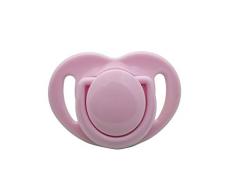 mamajoo Opaque Sucette Orthodontique en Silicone avec Boîte de rangement pour bébé sans BPA (0 + mois, Rose)