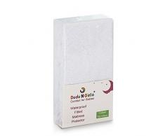 Dudu N Girlie Protège-matelas en coton éponge pour mini berceau 50 x 100 cm