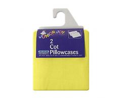 Junior Joy Lit Taie dOreiller Coton 2 Pack Citron