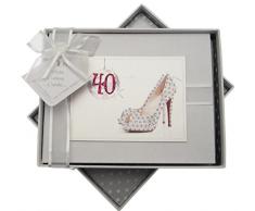 White Cotton Cards Album photo pour Parent