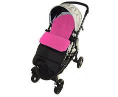 Chancelière/Cosy orteils Compatible avec Joie Chrome Poussette Rose Rose