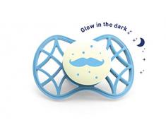 Nuvita 7085 Air55 Cool - Sucette Symétrique pour Bébé - Garanties sans BPA – Capuchon de Stérilisation - Marque UE - Conçues en Italie