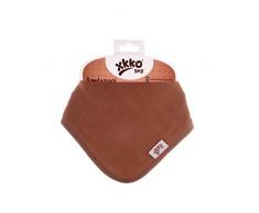 XKKO bmbbn d023 a Bamboo Muslin, Bandana ou Bavoir, marron