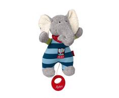 sigikid, 48800, garçon, peluche musicale éléphanteau, bleu/gris, Lolo Lombardo