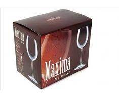 Bohemia Crystal Maxima Set VAP à Eau, Verre, Transparent, 35 cl, 6 Pièces