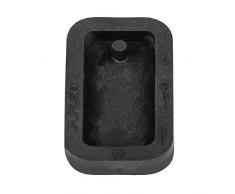 Rayher Hobby Parure de béton gieÃformâ¯: Pendentif Jour, elastomere thermoplastique, noir, noir, 11,5 x 8 x 0,8 cm