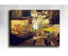 Bonamaison Peinture sur toile, multicolore, 30 x 40 cm - Conçu et fabriqué en Turquie