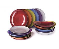 Color life vaisselle 18 pièces Diamond Multicolore