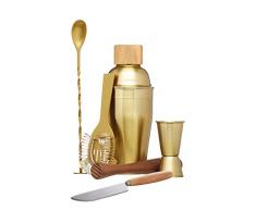 Kitchen Craft KCBCSHAK5 Shaker à Cocktail, Acier Inoxydable, Argent, 9 x 12 x 16 cm