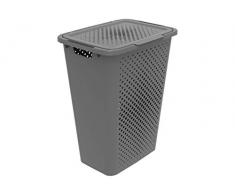 Sundis 4015002 Coffre Ã linge Pixel 50L Gris