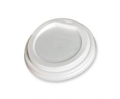 Decor Service Gobelets Jetables, de maÃ¯s biokunststoff, Transparent, 8,5Â x 1Â cm