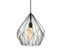 EGLO - Suspension Trend 4 D31 cm - Vintage - Noir