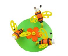 Elobra 122099 Rondell Plafonnier en bois pour enfant