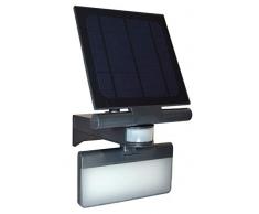 Tibelec 355840 projecteur solaire, Noir