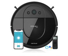 Cecotec Aspirateur Robot Conga Serie 1690 Pro. 2700 Pa, Technologie avec Capteur Optique iTech SmartGyro Eye, App avec Carte, Aspire, Balaie, Lave Le Sol et Passe la serpillÃ¨re