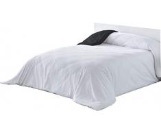 Lucena Cantos - Housse de Couette Bicolor, (Blanc/Noir, 300 x 270)