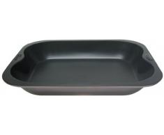 Zenker 7210 Plat Ã four rectangle, petit plat pour four bords hauts, Acier antiadhÃ©sif, Gris, 28 x 23 x 4 cm