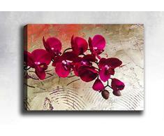 Bonamaison Peinture sur toile, multicolore, 30 x 40 cm - Conçu et fabriqué en Turquie