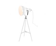 ZONS Lampe à Poser 26x26xH65cm Blanc