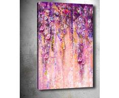 Bonamaison Peinture sur toile, multicolore, 70 x 100 cm - Conçu et fabriqué en Turquie