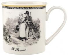 Villeroy & Boch Audun Chasse Tasse à café, 300 ml, Hauteur: 9,1cm, Porcelaine Premium, Blanc/Multicolore