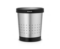 Brabantia 364303 Corbeille à Papier Conique 5 L Inox Satiné